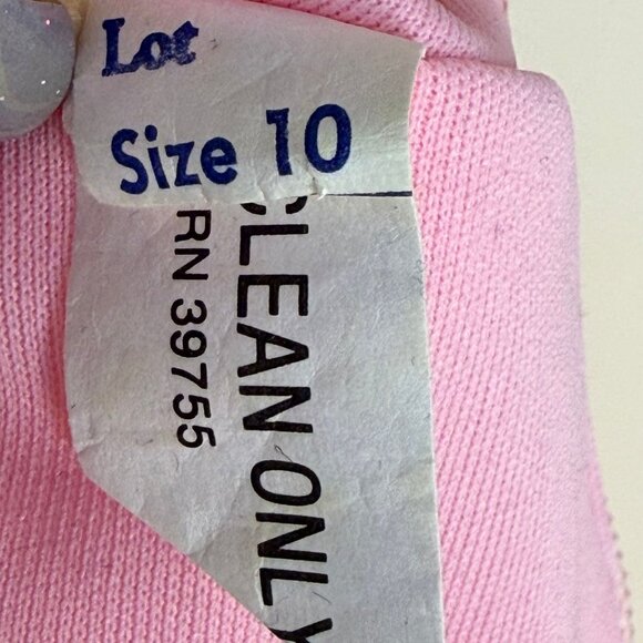 Vintage 1970s Pink Maxi Dress, Sheer Angel Wing Sleeves, Jill Robbins Size S/M - Picture 6 of 6